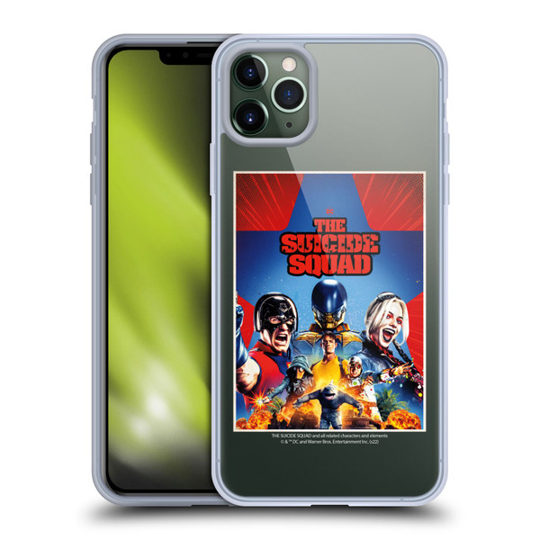 The Suicide Squad 2021 Character Poster Group Soft Gel Case for Apple iPhone 11 Pro Max