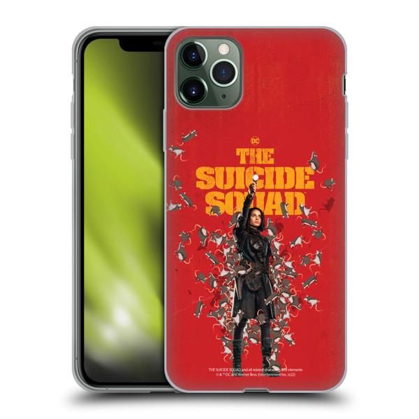 The Suicide Squad 2021 Character Poster Ratcatcher Soft Gel Case for Apple iPhone 11 Pro Max