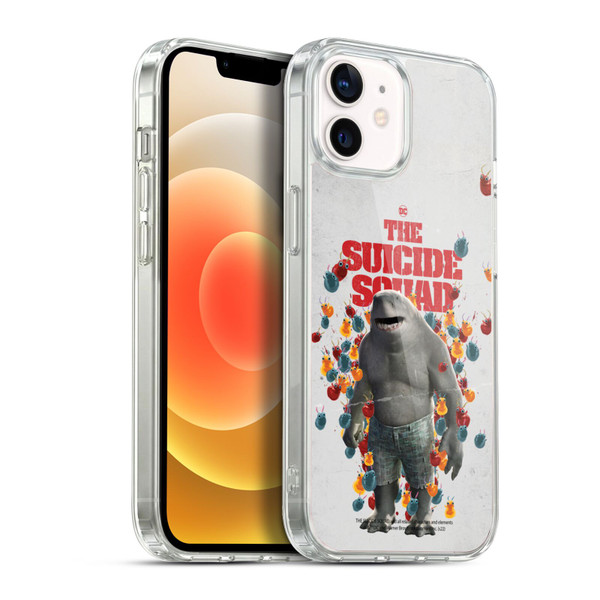 The Suicide Squad 2021 Character Poster King Shark Soft Gel Case for Apple iPhone 12 / iPhone 12 Pro & MagSafe