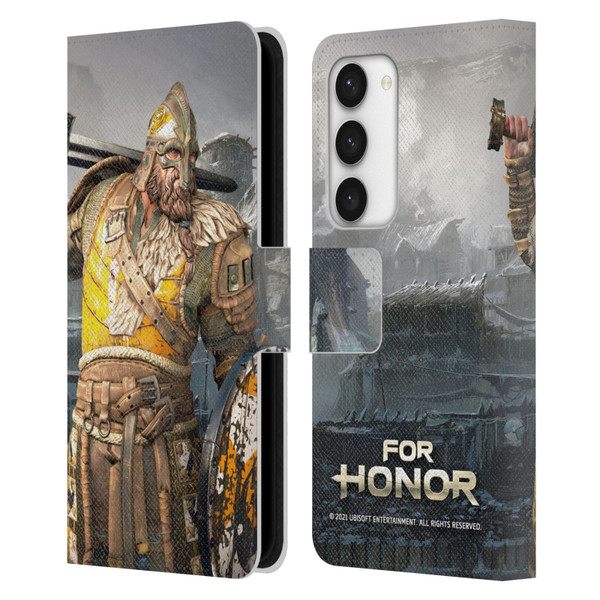 For Honor Characters Warlord Leather Book Wallet Case Cover For Samsung Galaxy S23 5G