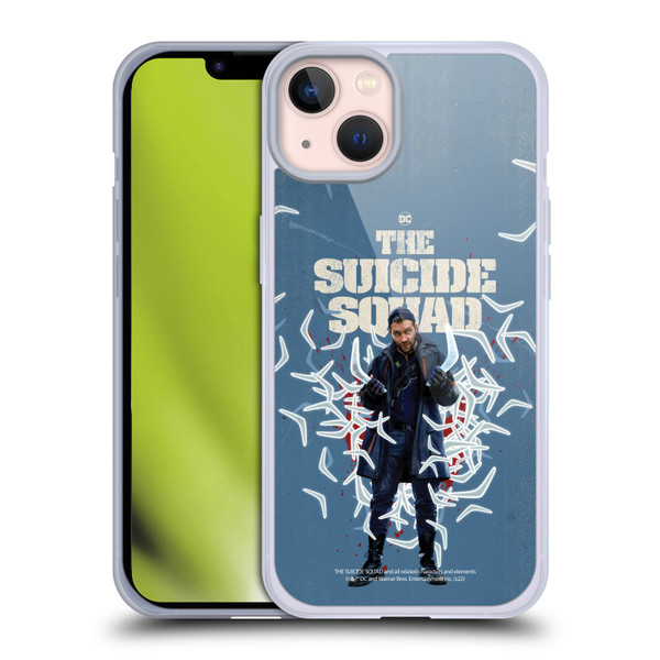 The Suicide Squad 2021 Character Poster Captain Boomerang Soft Gel Case for Apple iPhone 13