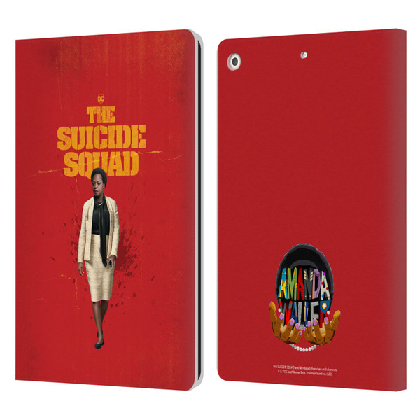 The Suicide Squad 2021 Character Poster Amanda Waller Leather Book Wallet Case Cover For Apple iPad 10.2 2019/2020/2021