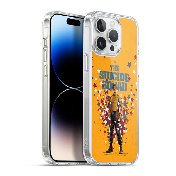 The Suicide Squad 2021 Character Poster Rick Flag Soft Gel Case for Apple iPhone 13 Pro Max & MagSafe