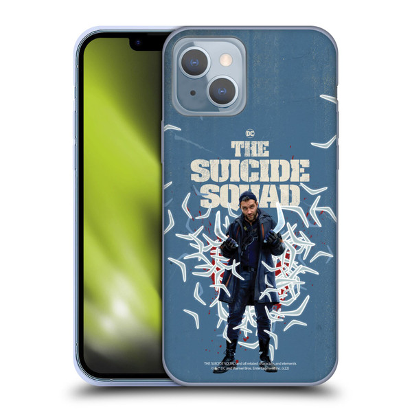 The Suicide Squad 2021 Character Poster Captain Boomerang Soft Gel Case for Apple iPhone 14