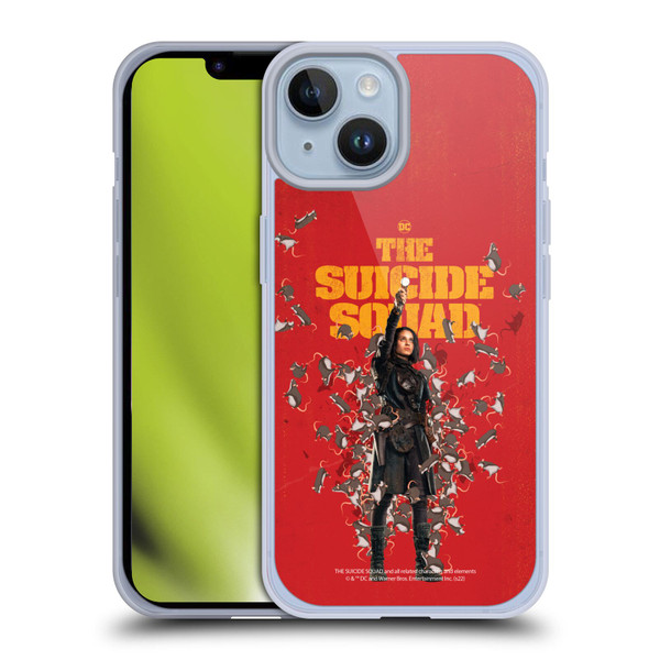 The Suicide Squad 2021 Character Poster Ratcatcher Soft Gel Case for Apple iPhone 14