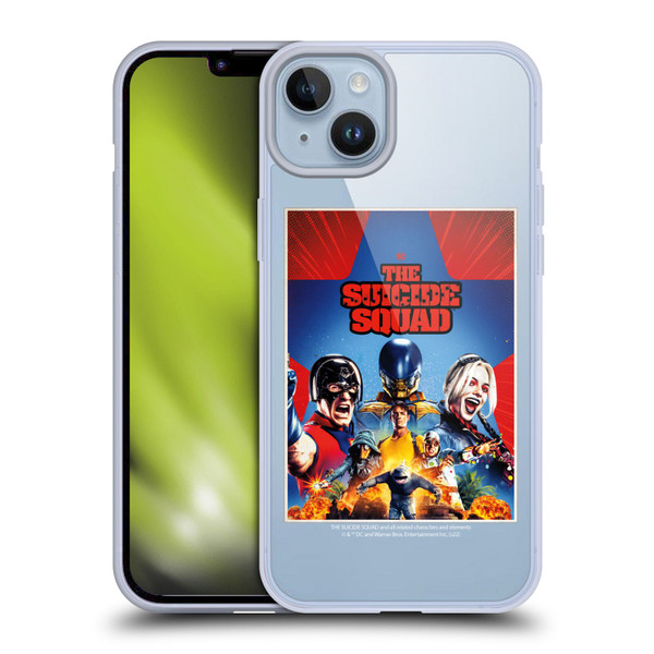 The Suicide Squad 2021 Character Poster Group Soft Gel Case for Apple iPhone 14 Plus