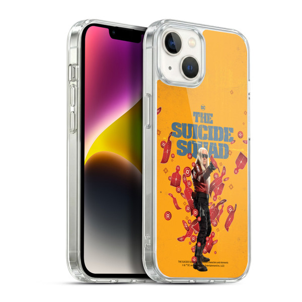 The Suicide Squad 2021 Character Poster Savant Soft Gel Case for Apple iPhone 14 Plus & MagSafe