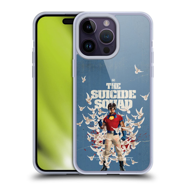 The Suicide Squad 2021 Character Poster Peacemaker Soft Gel Case for Apple iPhone 14 Pro Max