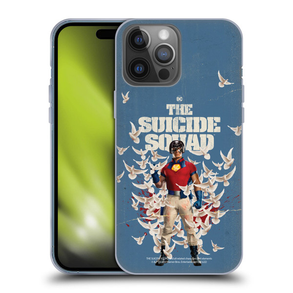 The Suicide Squad 2021 Character Poster Peacemaker Soft Gel Case for Apple iPhone 14 Pro Max