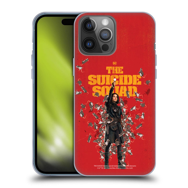 The Suicide Squad 2021 Character Poster Ratcatcher Soft Gel Case for Apple iPhone 14 Pro Max