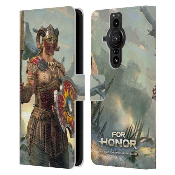 For Honor Characters Valkyrie Leather Book Wallet Case Cover For Sony Xperia Pro-I