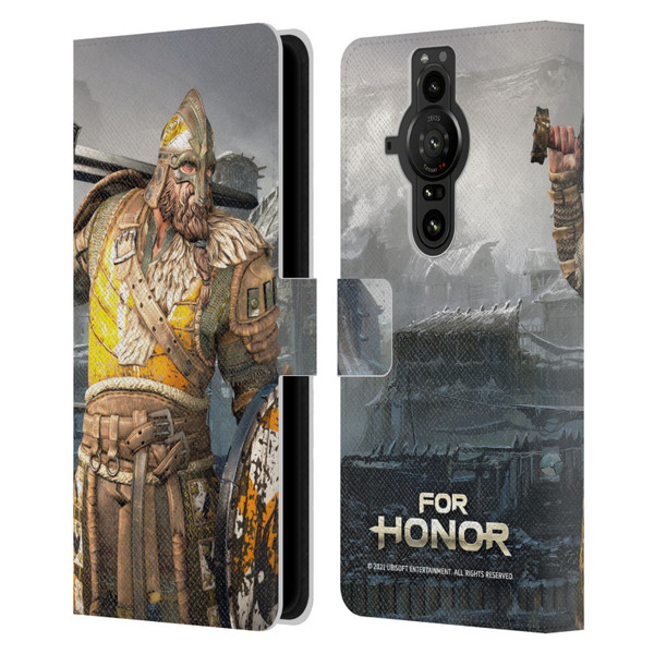 For Honor Characters Warlord Leather Book Wallet Case Cover For Sony Xperia Pro-I