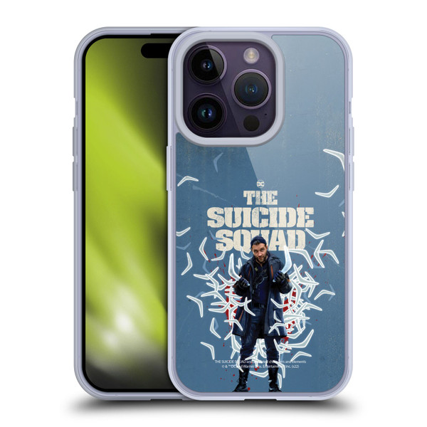 The Suicide Squad 2021 Character Poster Captain Boomerang Soft Gel Case for Apple iPhone 14 Pro