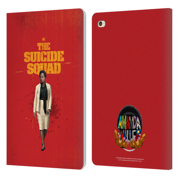 The Suicide Squad 2021 Character Poster Amanda Waller Leather Book Wallet Case Cover For Apple iPad mini 4