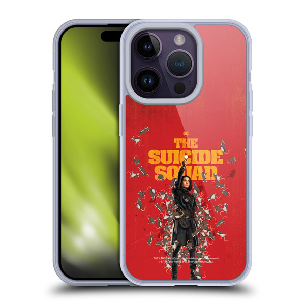 The Suicide Squad 2021 Character Poster Ratcatcher Soft Gel Case for Apple iPhone 14 Pro