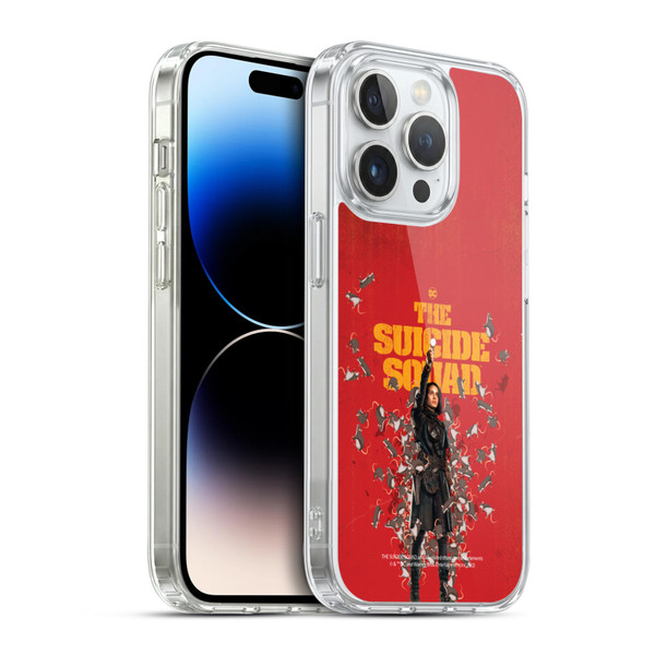 The Suicide Squad 2021 Character Poster Ratcatcher Soft Gel Case for Apple iPhone 14 Pro & MagSafe