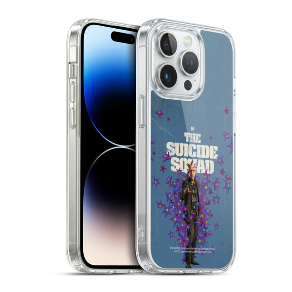 The Suicide Squad 2021 Character Poster Thinker Soft Gel Case for Apple iPhone 14 Pro & MagSafe