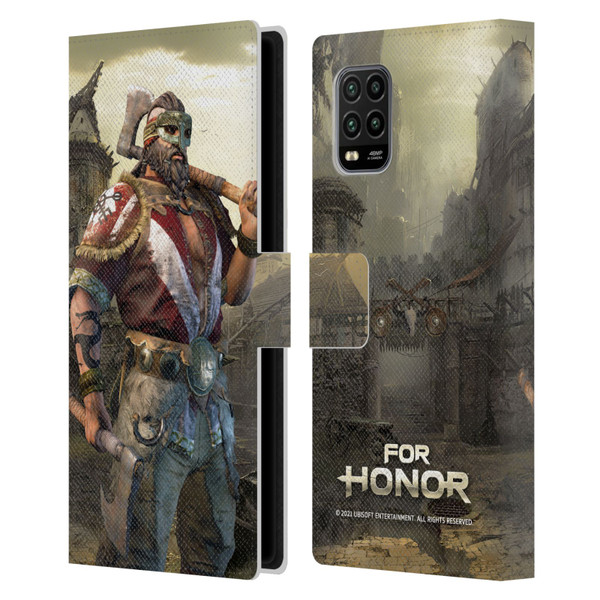 For Honor Characters Berserker Leather Book Wallet Case Cover For Xiaomi Mi 10 Lite 5G