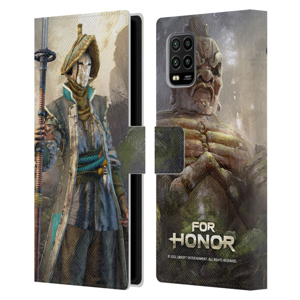 For Honor Characters Nobushi Leather Book Wallet Case Cover For Xiaomi Mi 10 Lite 5G