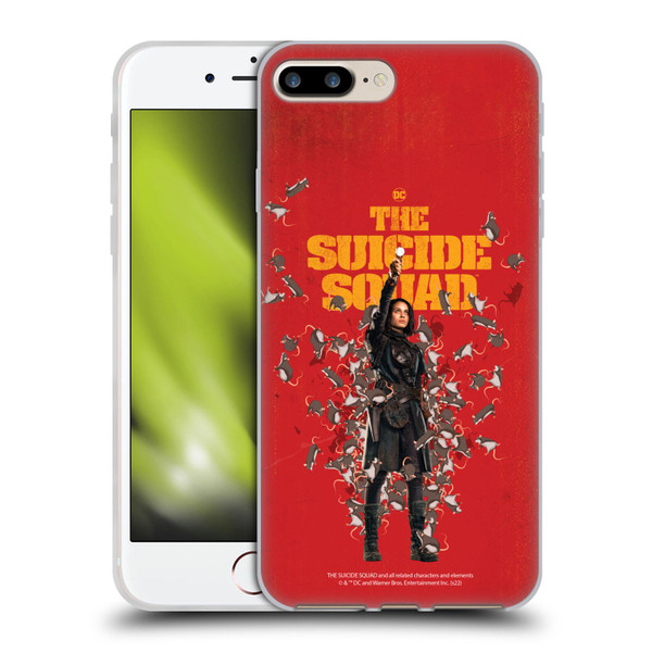 The Suicide Squad 2021 Character Poster Ratcatcher Soft Gel Case for Apple iPhone 7 Plus / iPhone 8 Plus