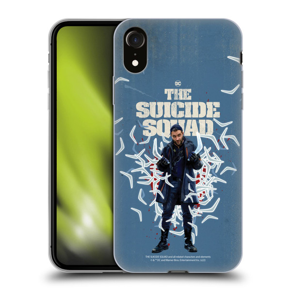The Suicide Squad 2021 Character Poster Captain Boomerang Soft Gel Case for Apple iPhone XR