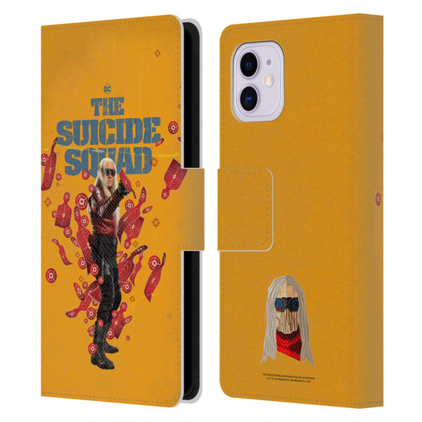 The Suicide Squad 2021 Character Poster Savant Leather Book Wallet Case Cover For Apple iPhone 11