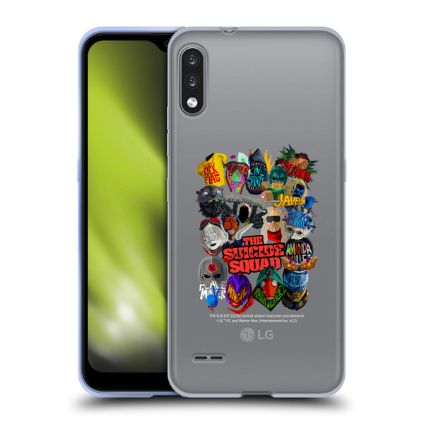 The Suicide Squad 2021 Character Poster Group Head Soft Gel Case for LG K22