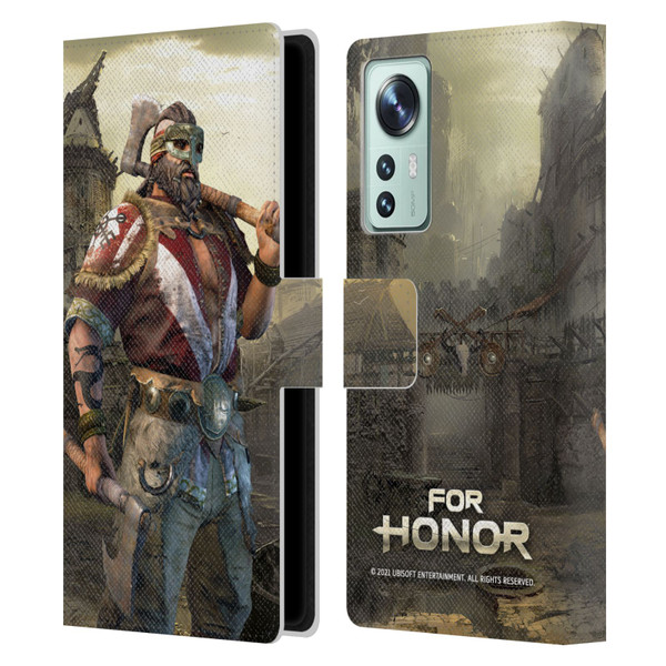 For Honor Characters Berserker Leather Book Wallet Case Cover For Xiaomi 12
