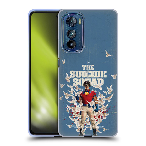 The Suicide Squad 2021 Character Poster Peacemaker Soft Gel Case for Motorola Edge 30