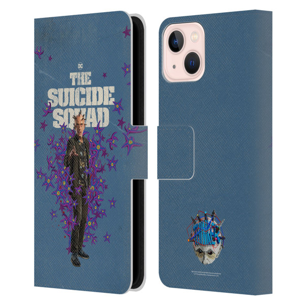 The Suicide Squad 2021 Character Poster Thinker Leather Book Wallet Case Cover For Apple iPhone 13