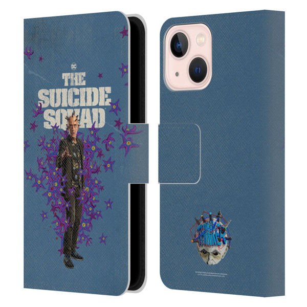 The Suicide Squad 2021 Character Poster Thinker Leather Book Wallet Case Cover For Apple iPhone 13 Mini