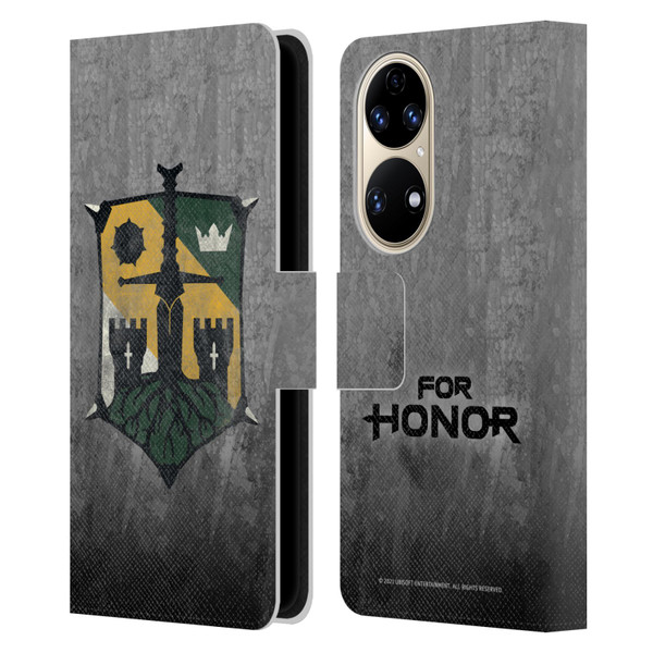 For Honor Icons Knight Leather Book Wallet Case Cover For Huawei P50