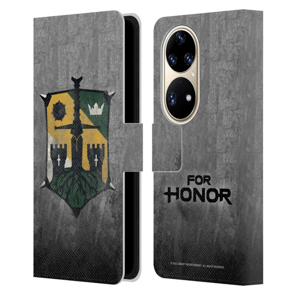 For Honor Icons Knight Leather Book Wallet Case Cover For Huawei P50 Pro