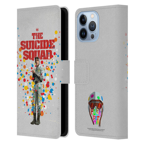 The Suicide Squad 2021 Character Poster Polkadot Man Leather Book Wallet Case Cover For Apple iPhone 13 Pro Max