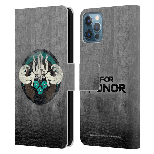 For Honor Icons Samurai Leather Book Wallet Case Cover For Apple iPhone 12 / iPhone 12 Pro