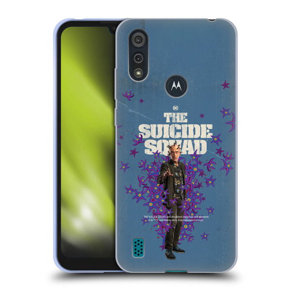 The Suicide Squad 2021 Character Poster Thinker Soft Gel Case for Motorola Moto E6s (2020)