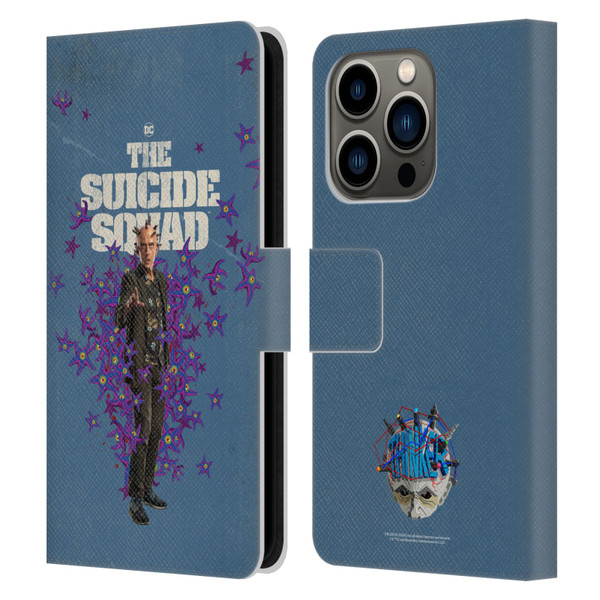 The Suicide Squad 2021 Character Poster Thinker Leather Book Wallet Case Cover For Apple iPhone 14 Pro