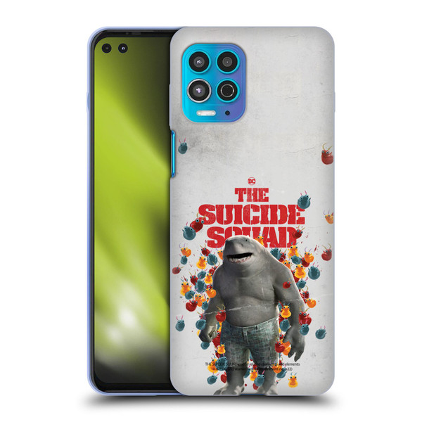 The Suicide Squad 2021 Character Poster King Shark Soft Gel Case for Motorola Moto G100