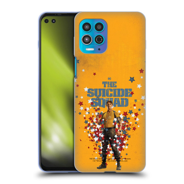 The Suicide Squad 2021 Character Poster Rick Flag Soft Gel Case for Motorola Moto G100