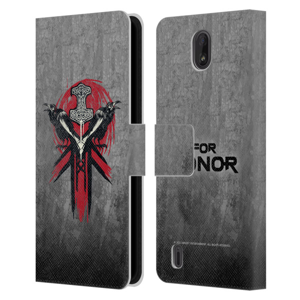 For Honor Icons Viking Leather Book Wallet Case Cover For Nokia C01 Plus/C1 2nd Edition