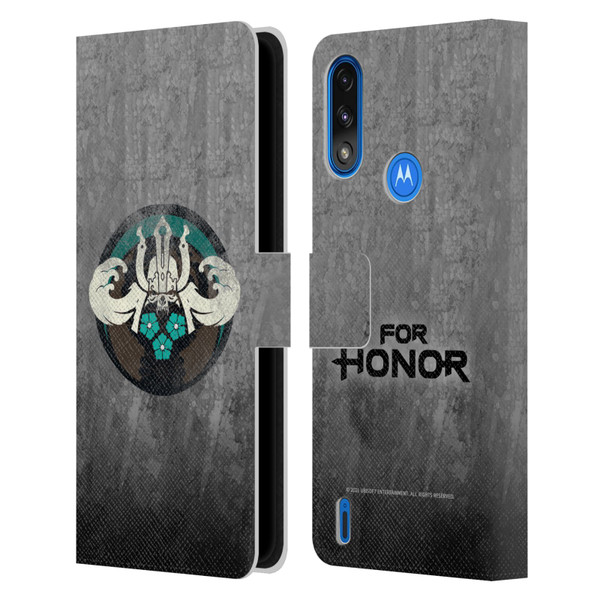 For Honor Icons Samurai Leather Book Wallet Case Cover For Motorola Moto E7 Power / Moto E7i Power