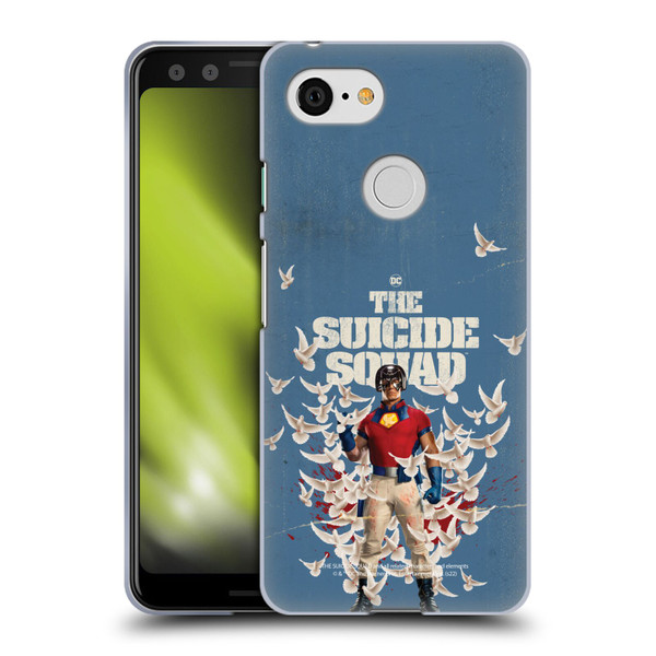 The Suicide Squad 2021 Character Poster Peacemaker Soft Gel Case for Google Pixel 3