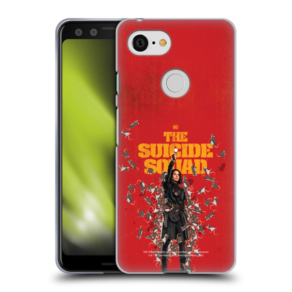 The Suicide Squad 2021 Character Poster Ratcatcher Soft Gel Case for Google Pixel 3