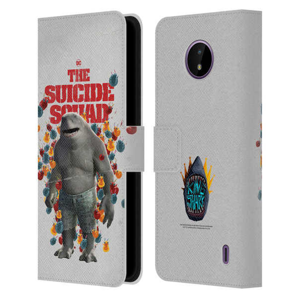 The Suicide Squad 2021 Character Poster King Shark Leather Book Wallet Case Cover For Nokia C10 / C20