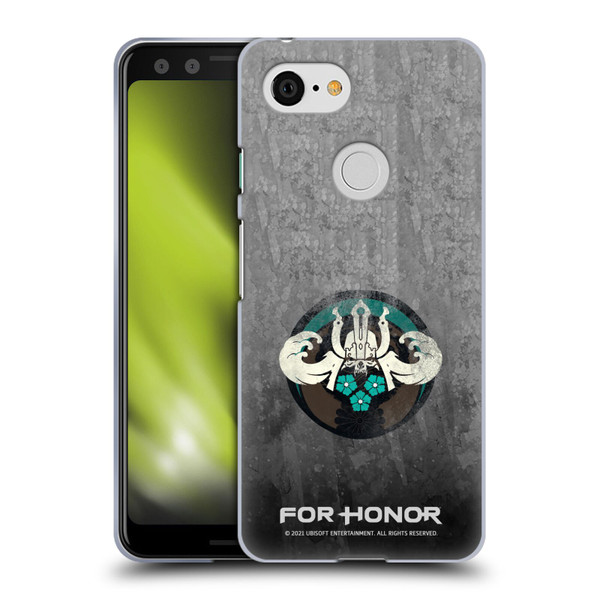 For Honor Icons Samurai Soft Gel Case for Google Pixel 3