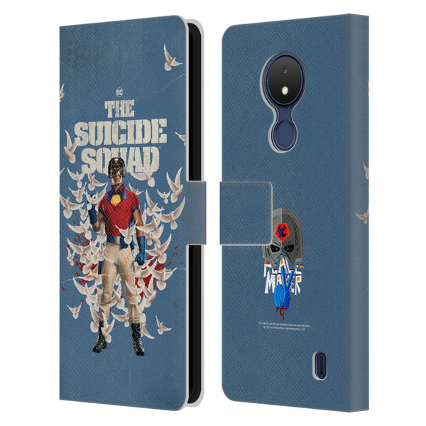 The Suicide Squad 2021 Character Poster Peacemaker Leather Book Wallet Case Cover For Nokia C21