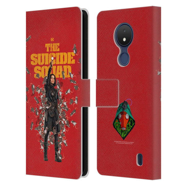 The Suicide Squad 2021 Character Poster Ratcatcher Leather Book Wallet Case Cover For Nokia C21
