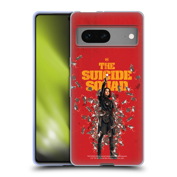 The Suicide Squad 2021 Character Poster Ratcatcher Soft Gel Case for Google Pixel 7