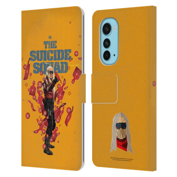 The Suicide Squad 2021 Character Poster Savant Leather Book Wallet Case Cover For Motorola Edge (2022)