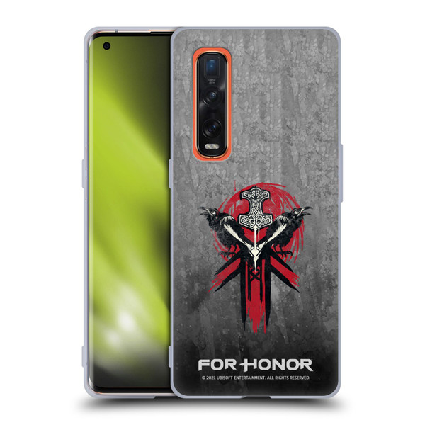 For Honor Icons Viking Soft Gel Case for OPPO Find X2 Pro 5G